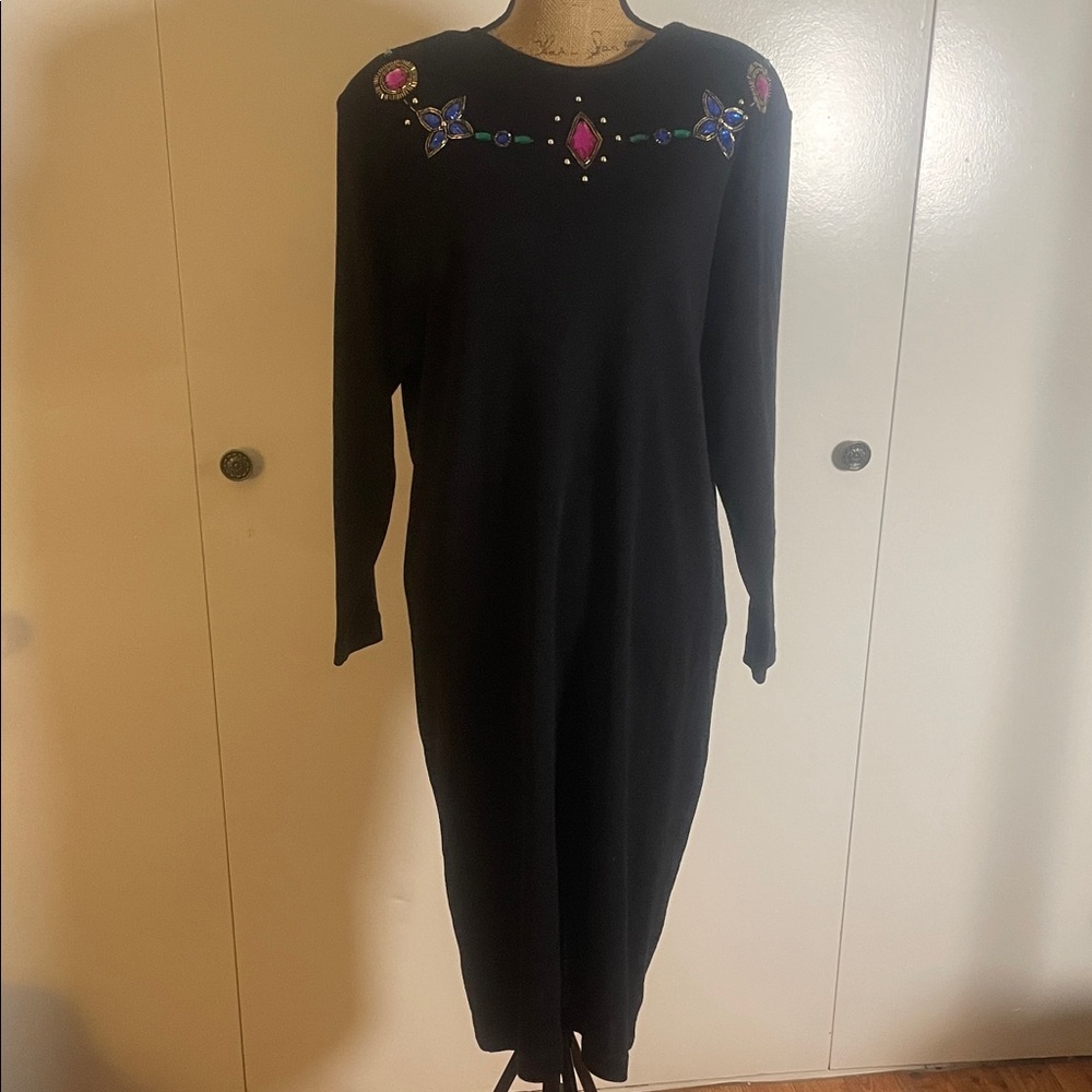 August Max Black Dress